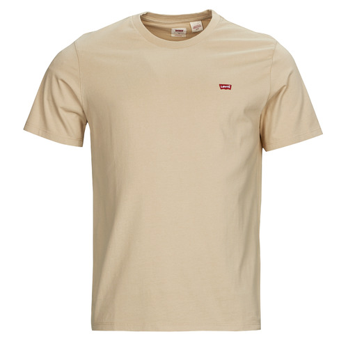 tekstylia Męskie T-shirty z krótkim rękawem Levi's SS ORIGINAL HM TEE Beżowy