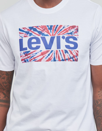 Levi's SS RELAXED FIT TEE Tie-dye / Biały