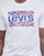 tekstylia Męskie T-shirty z krótkim rękawem Levi's SS RELAXED FIT TEE Tie-dye / Biały