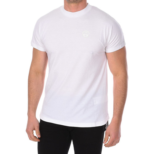 tekstylia Męskie T-shirty z krótkim rękawem Napapijri N0YJAE-002 Biały