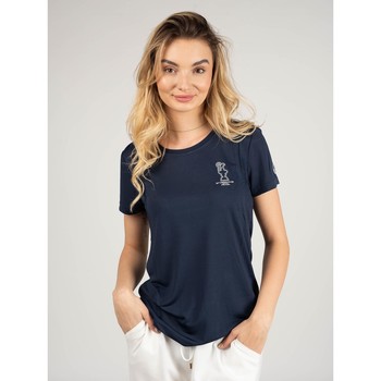 tekstylia Damskie T-shirty z krótkim rękawem North Sails  Niebieski