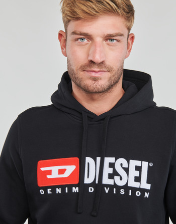 Diesel S-GINN-HOOD-DIV Czarny