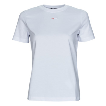 tekstylia Damskie T-shirty z krótkim rękawem Diesel T-REG-MICRODIV Biały