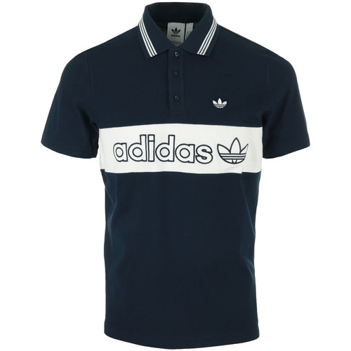 tekstylia Męskie T-shirty i Koszulki polo adidas Originals Stripe Tee Niebieski