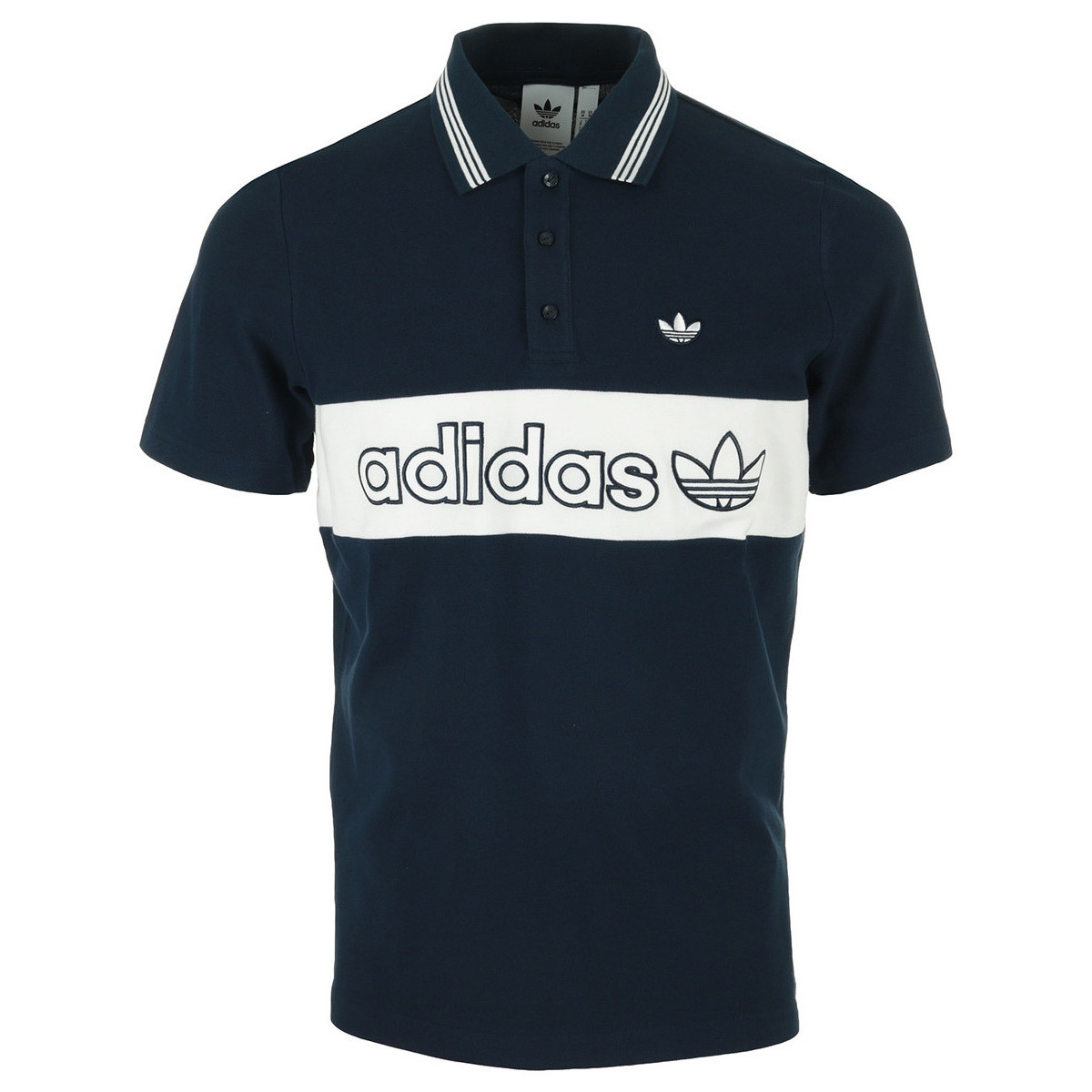 tekstylia Męskie T-shirty i Koszulki polo adidas Originals Stripe Tee Niebieski