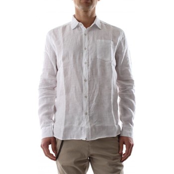 tekstylia Męskie Koszule z długim rękawem 40weft BRAIDEN 7137-40W441 Biały