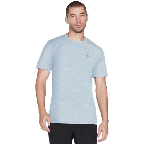 tekstylia Męskie T-shirty z krótkim rękawem Skechers On the Road Tee Niebieski