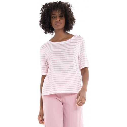 tekstylia Damskie Bluzy Only Maya Top - Sachet Pink Różowy