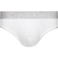 Bielizna Męskie Slipy Calvin Klein Jeans 000NB1297A Biały