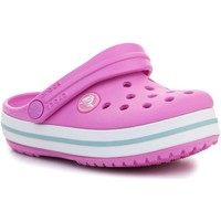 Buty Dziewczynka Chodaki Crocs Crocband Kids Clog T 207005-6SW różowy
