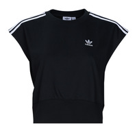 tekstylia Damskie T-shirty z krótkim rękawem adidas Originals WAIST CINCH TEE Czarny