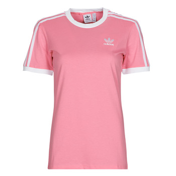 tekstylia Damskie T-shirty z krótkim rękawem adidas Originals 3 STRIPES TEE Różowy