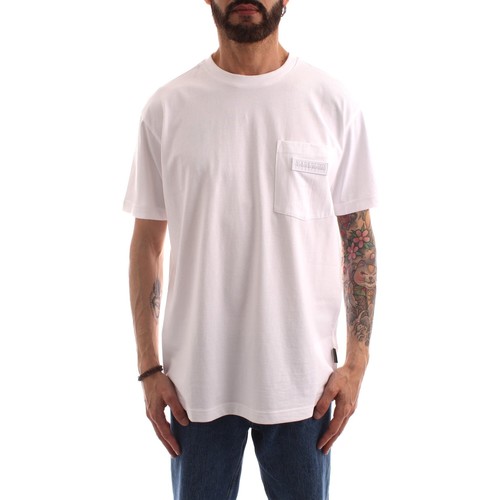 tekstylia Męskie T-shirty z krótkim rękawem Napapijri NP0A4GBP Biały