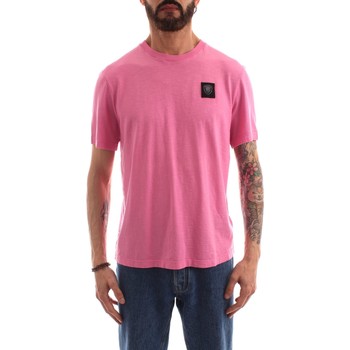 tekstylia Męskie T-shirty z krótkim rękawem Blauer 22SBLUH02151006206 Różowy