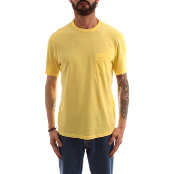 tekstylia Męskie T-shirty z krótkim rękawem Blauer 22SBLUH02127006202 Żółty