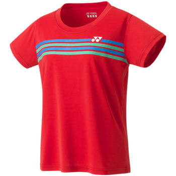 tekstylia Damskie T-shirty z krótkim rękawem Yonex T-shirt femme  Yw0022 Czerwony