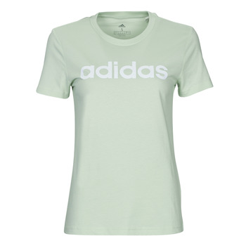 tekstylia Damskie T-shirty z krótkim rękawem adidas Performance W LIN T Zielony / Len