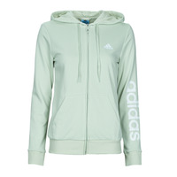 tekstylia Damskie Bluzy dresowe Adidas Sportswear W LIN FT FZ HD Zielony / Len