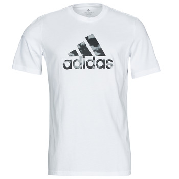 tekstylia T-shirty z krótkim rękawem adidas Performance M AWORLD AC G T Biały