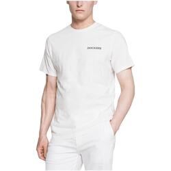 tekstylia Męskie T-shirty z krótkim rękawem Dockers  Biały
