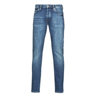 tekstylia Męskie Jeansy slim fit Scotch & Soda Singel Slim Tapered Jeans In Organic Cotton  Blue Shift Niebieski
