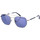 Zegarki & Biżuteria  okulary przeciwsłoneczne Calvin Klein Jeans CKJ20111S-001 Srebrny