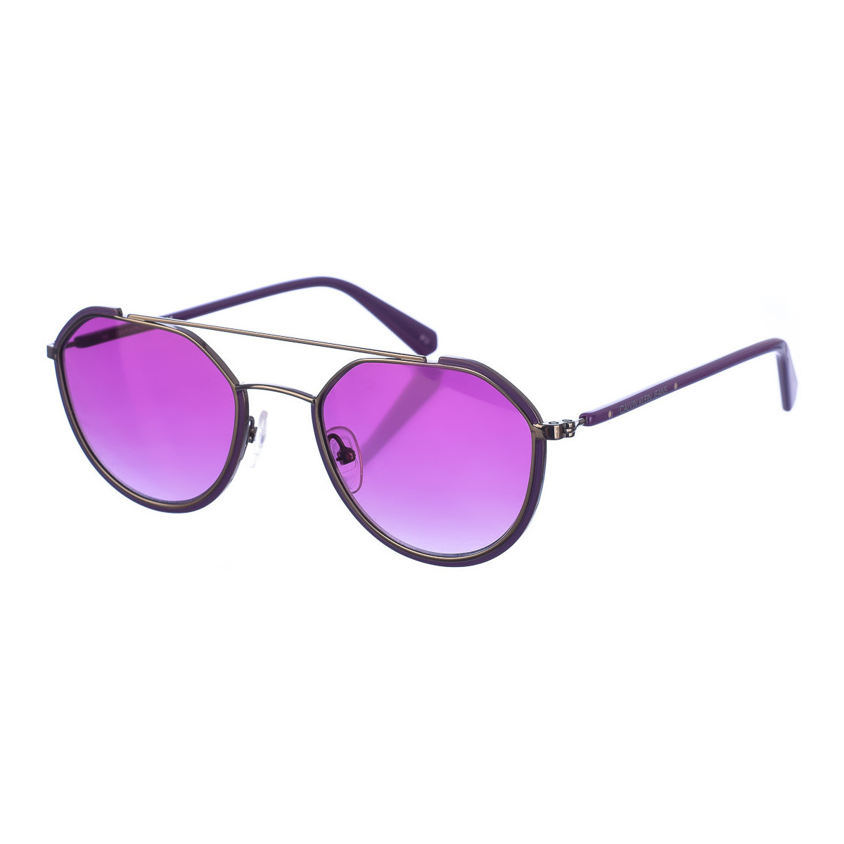 Zegarki & Biżuteria  Damskie okulary przeciwsłoneczne Calvin Klein Jeans CKJ20301S-500 Fioletowy