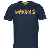 tekstylia Męskie T-shirty z krótkim rękawem Timberland Wind Water Earth And Sky SS Front Graphic Tee Niebieski / Marine