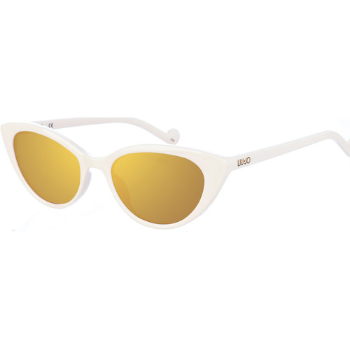 Zegarki & Biżuteria  Damskie okulary przeciwsłoneczne Liu Jo LJ712S-105 Biały