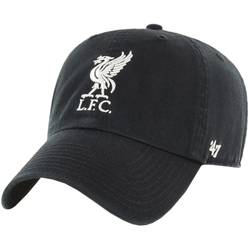 Dodatki Męskie Czapki z daszkiem '47 Brand EPL FC Liverpool Clean Up Cap Czarny