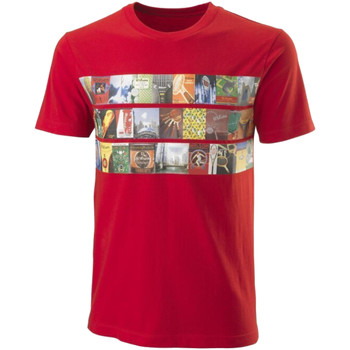 tekstylia Męskie T-shirty z krótkim rękawem Wilson Photo CTN Tee Czerwony