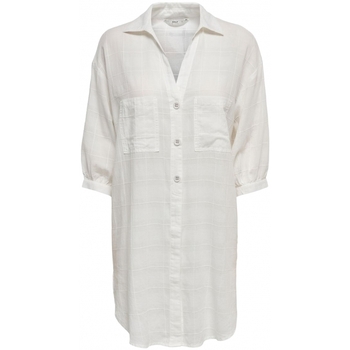 tekstylia Damskie Topy / Bluzki Only Shirt Naja S/S - Bright White Biały
