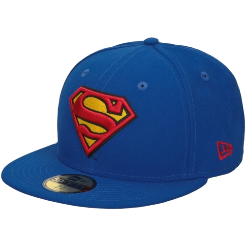 Dodatki Męskie Czapki z daszkiem New-Era Character Bas Superman Basic Cap Niebieski