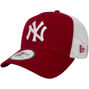 Dodatki Damskie Czapki z daszkiem New-Era New York Yankees MLB Clean Cap Czerwony