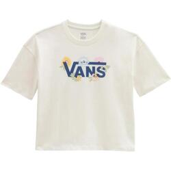 tekstylia Damskie T-shirty z krótkim rękawem Vans  Biały