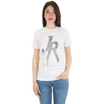 tekstylia Damskie T-shirty z krótkim rękawem John Richmond RWP22182TS Biały