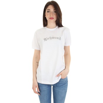 tekstylia Damskie T-shirty z krótkim rękawem John Richmond RWP22015TS Biały