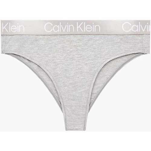 Bielizna Damskie Slipy Calvin Klein Jeans 000QF6718E Szary