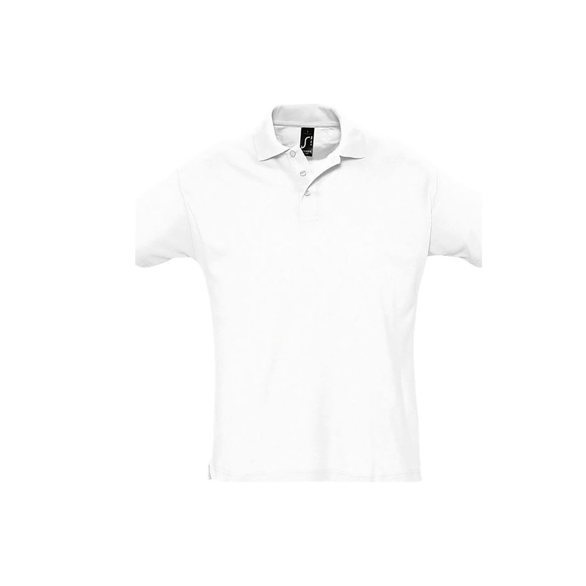 tekstylia Męskie Koszulki polo z krótkim rękawem Sols SUMMER II - POLO HOMBRE MANGA CORTA Biały