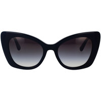 Zegarki & Biżuteria  Damskie okulary przeciwsłoneczne D&G Occhiali da Sole Dolce&Gabbana DG4405 501/8G Czarny