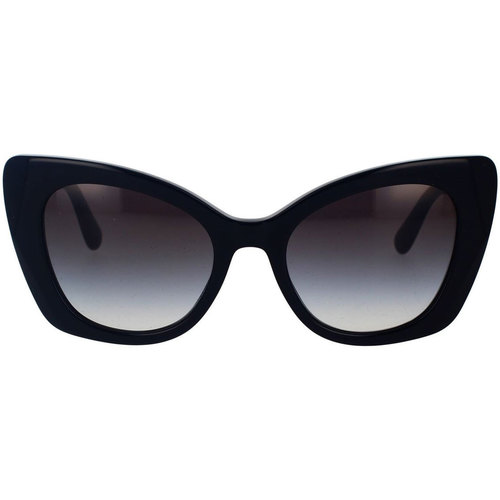 Zegarki & Biżuteria  okulary przeciwsłoneczne D&G Occhiali da Sole Dolce&Gabbana DG4405 501/8G Czarny