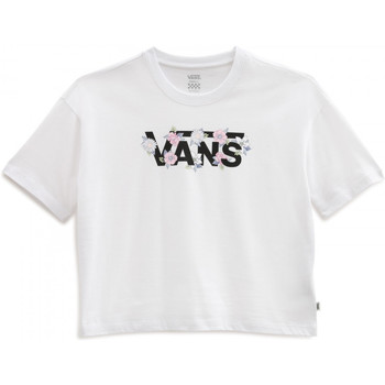 tekstylia Damskie T-shirty i Koszulki polo Vans Flow rina Biały