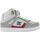 Buty Dziecko Trampki DC Shoes Pure high-top ADBS100242 GREY/GREY/GREEN (XSSG) Szary