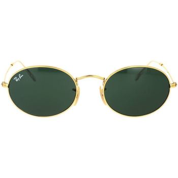 Zegarki & Biżuteria  okulary przeciwsłoneczne Ray-ban Occhiali da Sole  Oval RB3547 001/31 Złoty