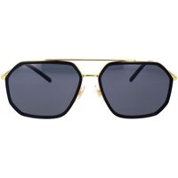 Zegarki & Biżuteria  Męskie okulary przeciwsłoneczne D&G Occhiali da Sole Dolce&Gabbana DG2285 02/81 Polarizzati Złoty