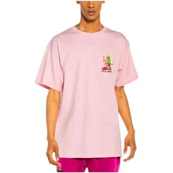 tekstylia Męskie T-shirty z krótkim rękawem Grimey  Różowy