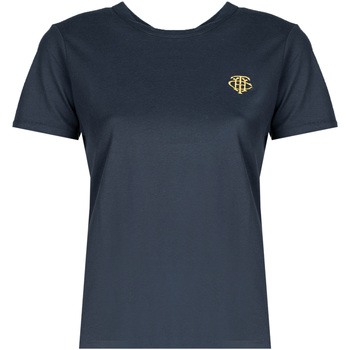 tekstylia Damskie T-shirty z krótkim rękawem Tommy Hilfiger WW0WW25585 Niebieski