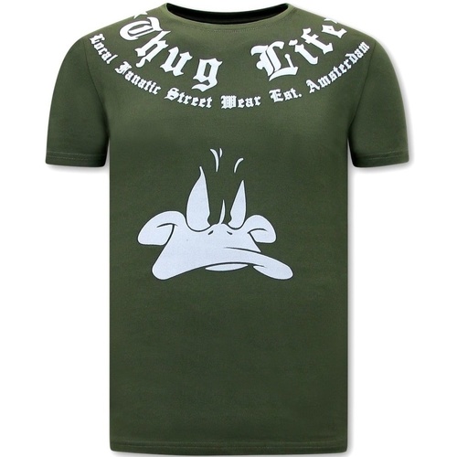 tekstylia Męskie T-shirty z krótkim rękawem Local Fanatic 135422360 Zielony