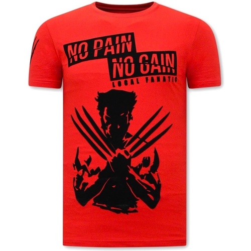 tekstylia Męskie T-shirty z krótkim rękawem Local Fanatic 135422629 Czerwony