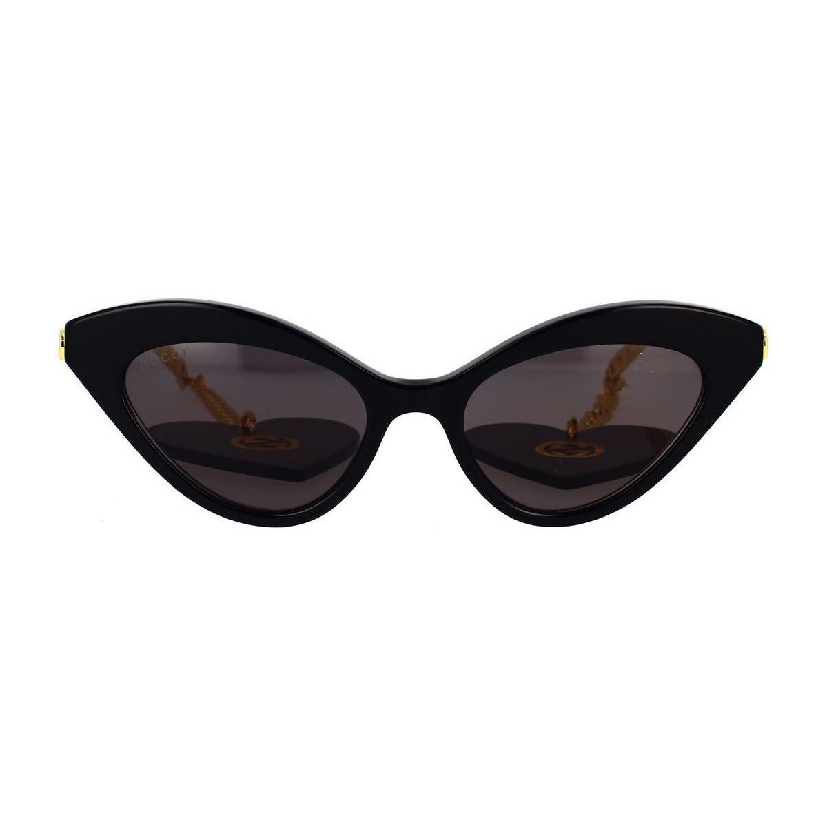 Zegarki & Biżuteria  Damskie okulary przeciwsłoneczne Gucci Occhiali da Sole GG0978S 001 con Pendoli Czarny